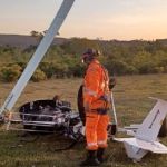 Motor de helicóptero apaga e hélice bate no chão na Serra do Cipó  