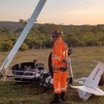 Motor de helicóptero apaga e hélice bate no chão na Serra do Cipó