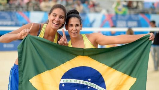Duda e Ana Patrícia conquistaram a medalha de ouro