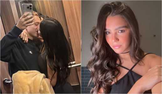 Duda Guerra aparece aos beijos com suposto novo namorado