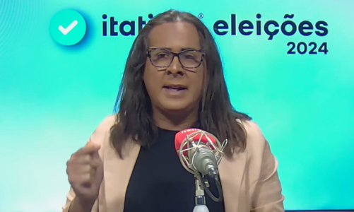 A deputada federal Duda Salabert, do PDT, concede entrevista à Itatiaia
