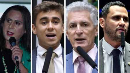 Duda Salabert, Nikolas Ferreira, Rogério Correia e Cleitinho Azevedo