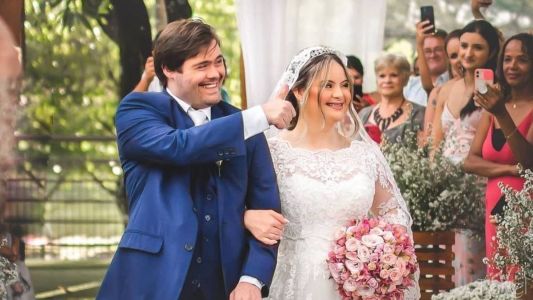 Dudu do Cavaco e a esposa Vitória Salgado