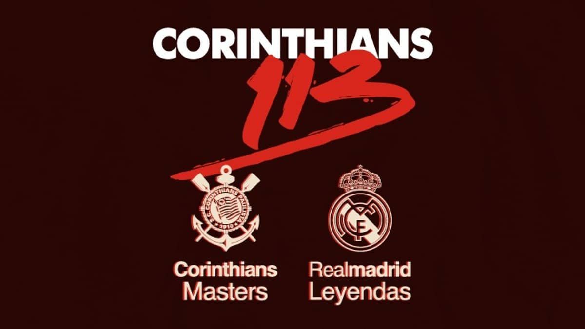 Corinthians anuncia amistoso de “lendas” contra o Real Madrid
