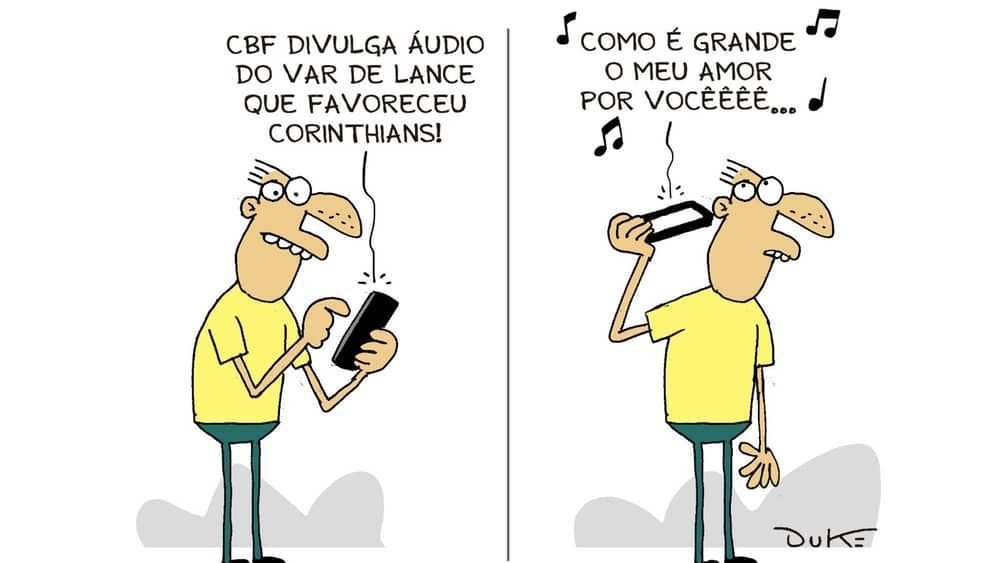 Charge de Duke: os áudios do VAR no duelo entre Fluminense x Corinthians