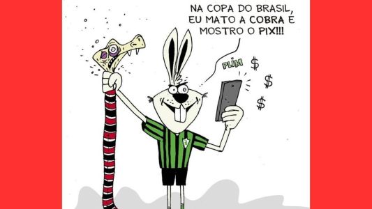 Duke desenhou a vitória do América sobre o Santa Cruz pela Copa do Brasil