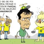 Charge do Duke: Diniz é criticado na derrota do Brasil para o Uruguai