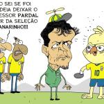 Charge do Duke: Diniz é criticado na derrota do Brasil para o Uruguai