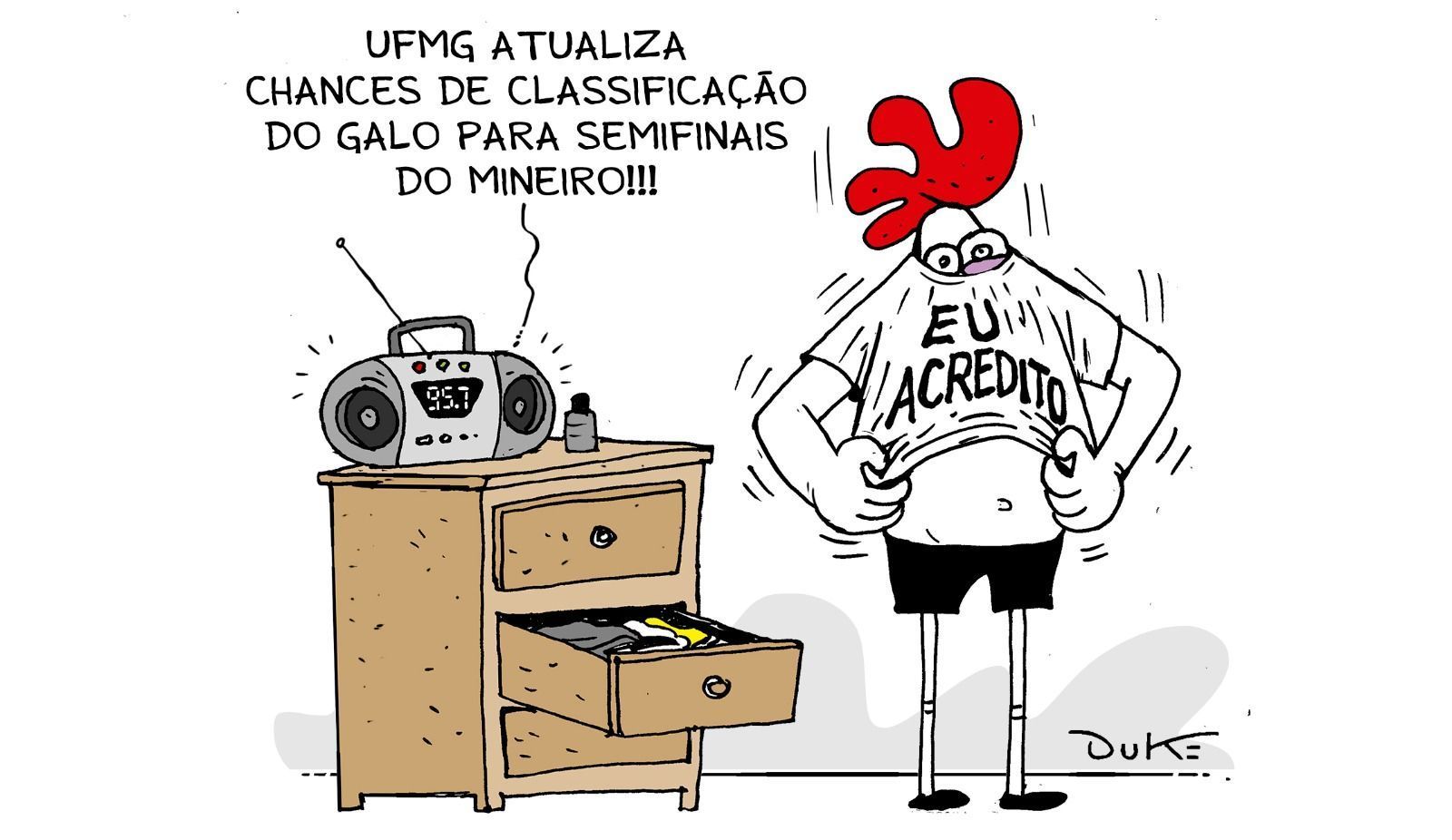 Charge do Duke: as chances de classificação do Atlético no Mineiro