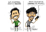 Charge do Duke | O reencontro entre Willian Bigode e Gustavo Scarpa em BH