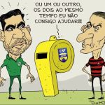 Charge do Duke | A arbitragem polêmica em Flamengo 3 x 2 Palmeiras