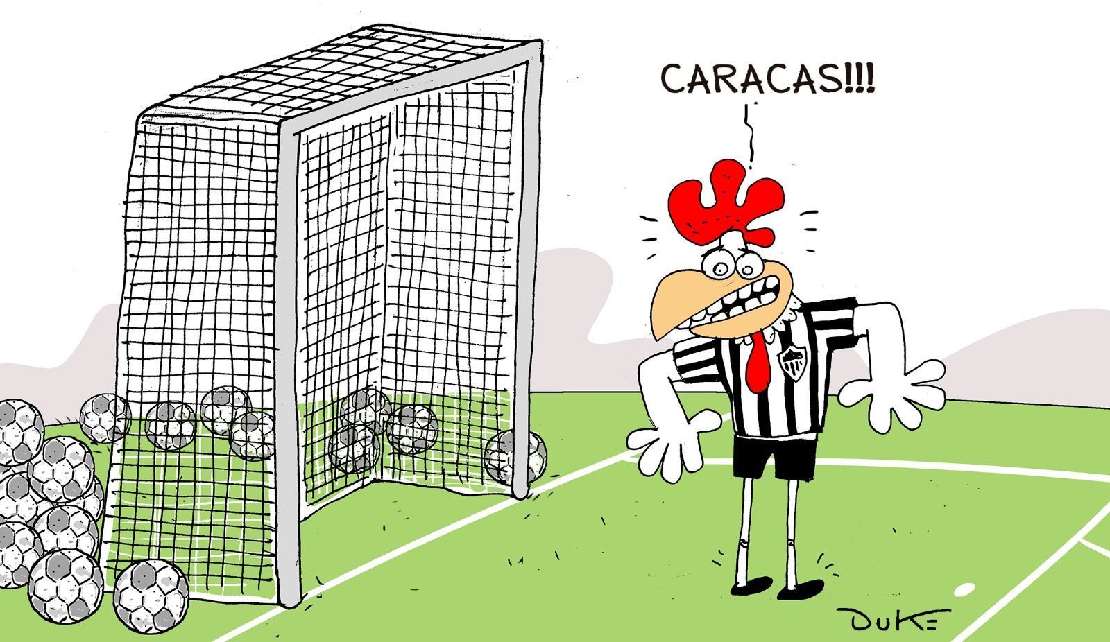 Charge do Duke | O empate do Atlético com o Caracas pela Sul-Americana
