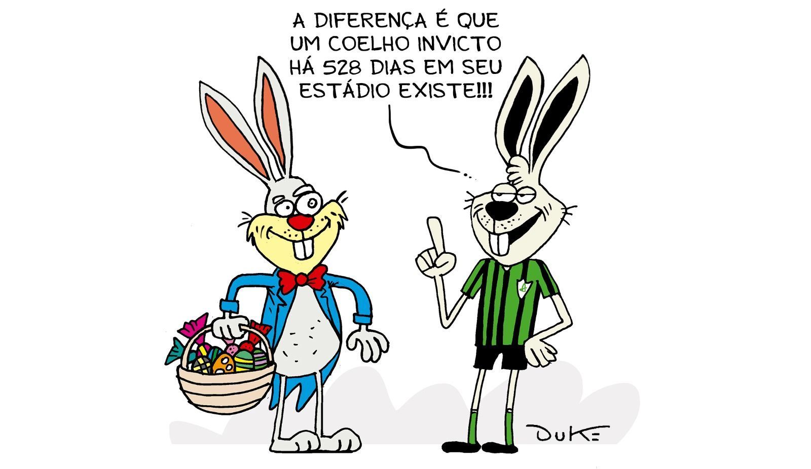 Charge do Duke | A invencibilidade do América no Independência