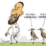 Charge do Duke | A ausência de Neymar no clássico com o Corinthians