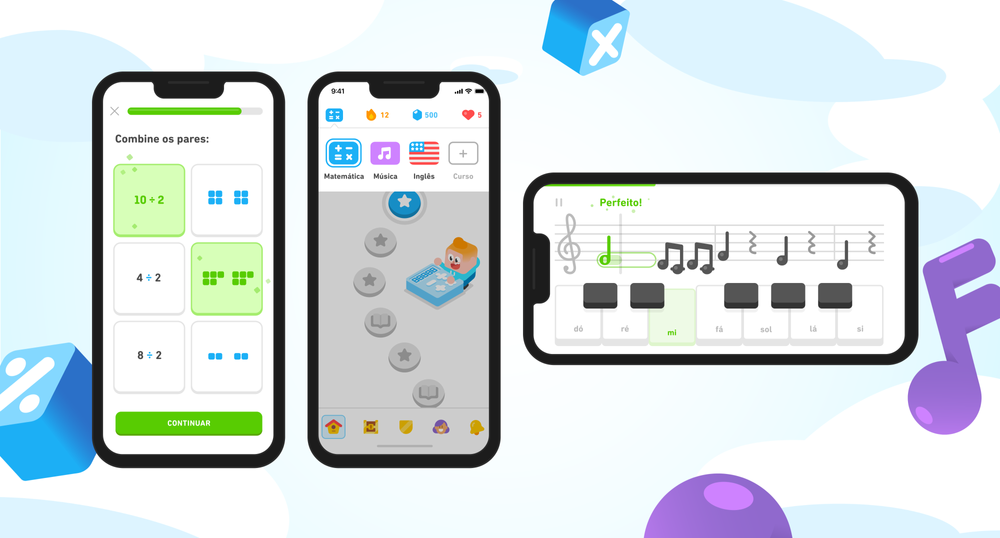 Duolingo lança cursos de música e matemática em português