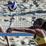 Vôlei de praia no Pan: Duda e Ana Patrícia vencem dupla estadunidense e garantem vaga 