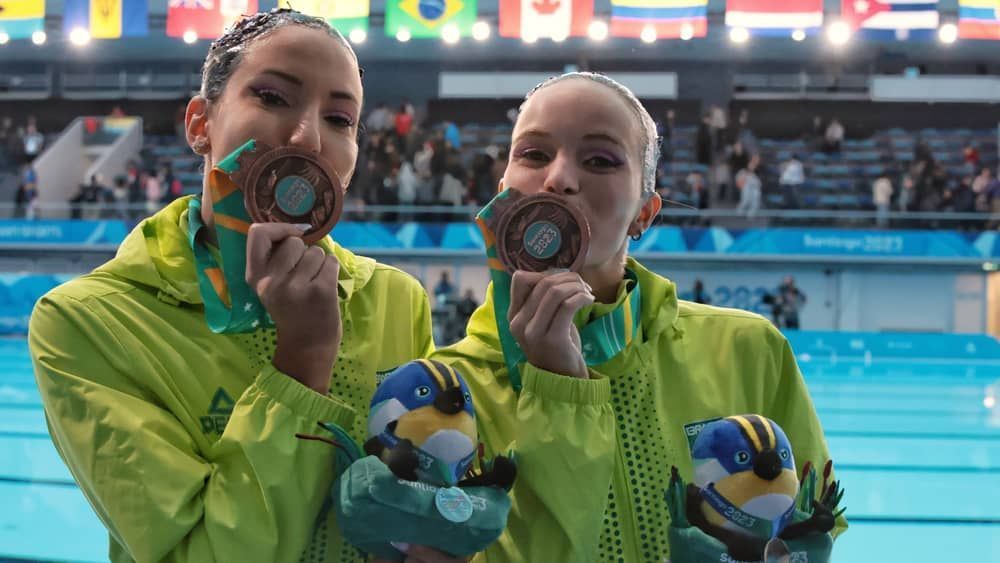 Brasil conquista bronze no nado artístico nos Jogos Pan-Americanos
