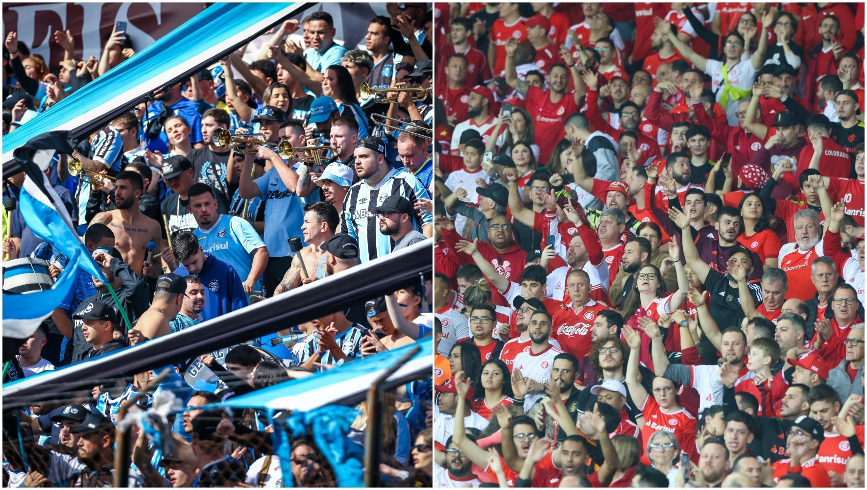 Pesquisa aponta clubes do Sul do Brasil com maiores torcidas; gaúchos lideram
