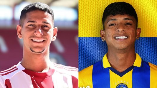 Anúncios do zagueiro Gustavo Mancha e do meia Kervin Andrade, nos novos clubes