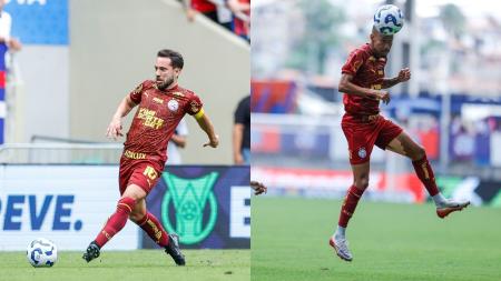 Everton Ribeiro e Ademir em ação pelo Bahia contra o Vasco