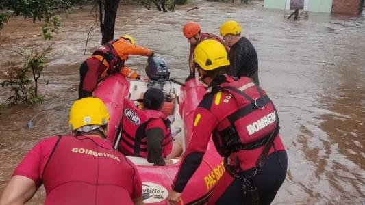 Ciclone extratropical sobre o litoral sul do país provoca fortes chuvas no Rio Grande do Sul