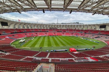 Estádio Beira-Rio, palco do duelo decisivo desta quarta-feira (28)