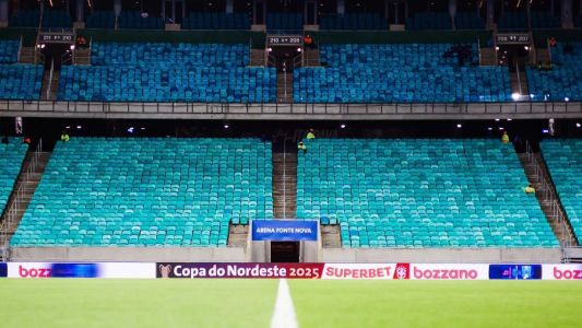 Arena Fonte Nova, palco do jogo desta quarta-feira (20)