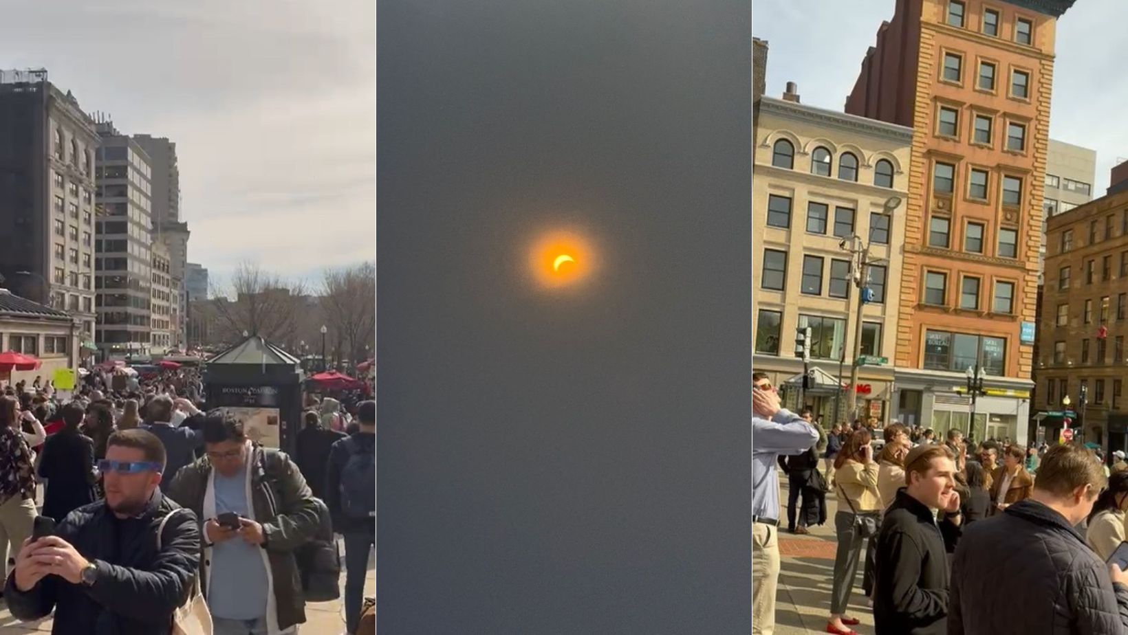 Veja as fotos e vídeos do primeiro eclipse solar do ano, visto por milhares de pessoas ao redor do mundo
