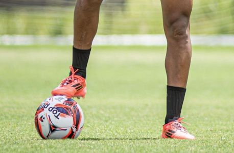Jogador do Vitória em treino para a temporada 2026