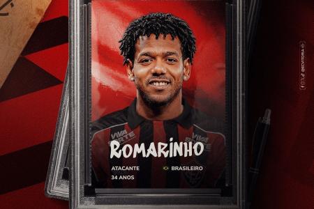 Anúncio de Romarinho no Vitória