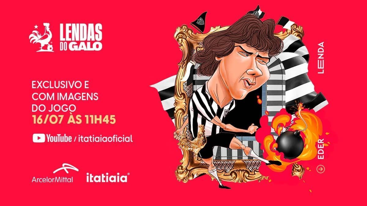 A história de Éder Aleixo, um dos ídolos do Atlético confirmados no jogo Lendas do Galo