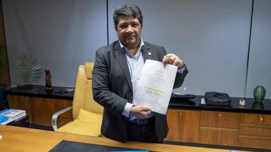 Ednaldo Rodrigues, presidente da CBF, oficializou a candidatura nesta sexta (14)