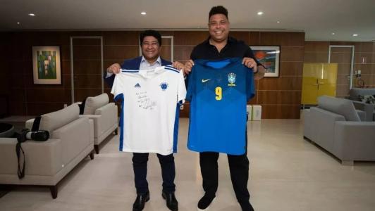 Ednaldo Rodrigues, presidente da CBF, teve vários encontros com Ronaldo em 2022