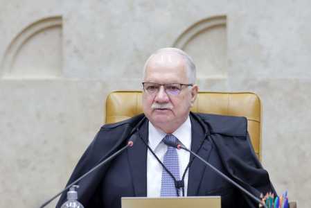 O ministro Edson Fachin, presidente do Supremo Tribunal Federal