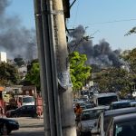 Incêndio mobiliza bombeiros e assusta motoristas na Região Oeste de BH