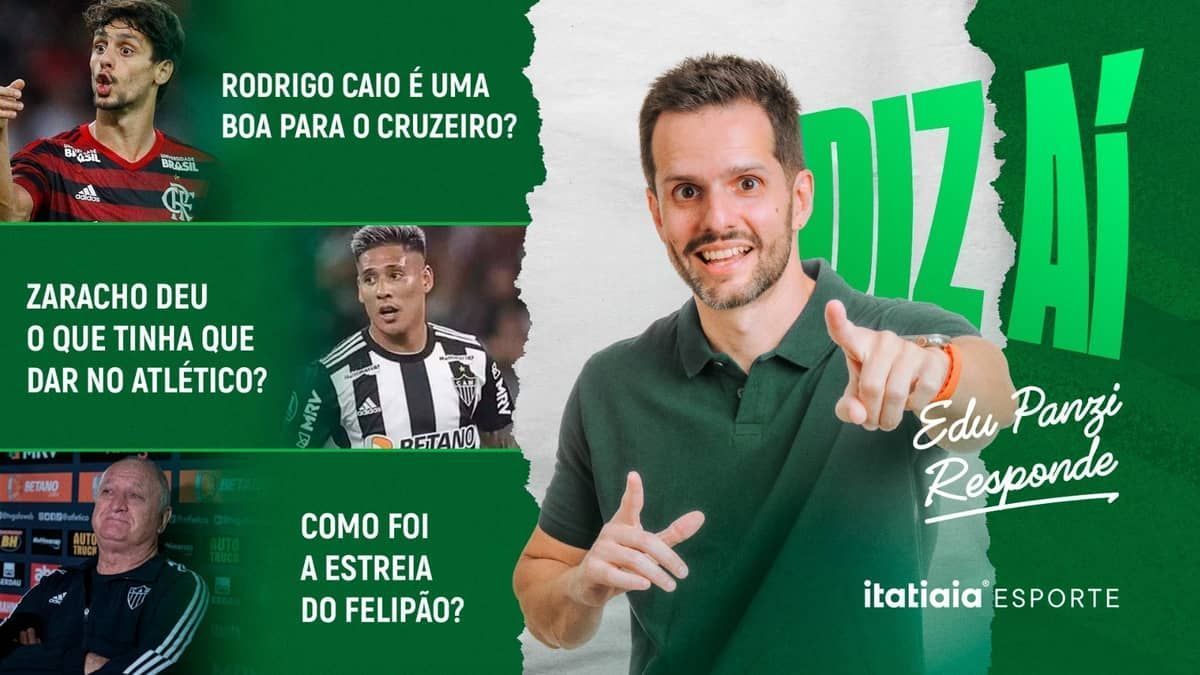Diz aí, Edu Panzi #4: Rodrigo Caio no Cruzeiro? Estreia de Felipão no Galo foi boa?