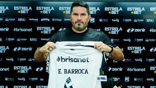 Eduardo Barroca em sua apresentação no Ceará, no fim de abril