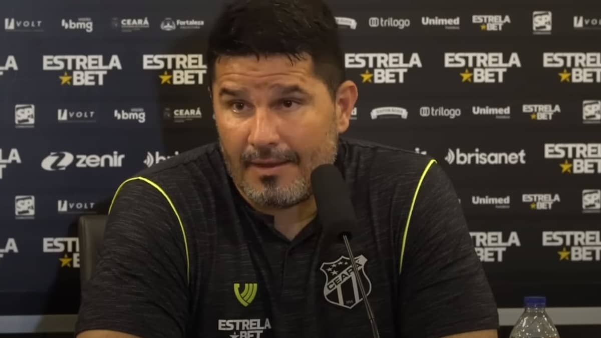 Técnico do Ceará defende elenco após derrota em casa para o CRB: 'Tenho confiança em todos os jogadores'