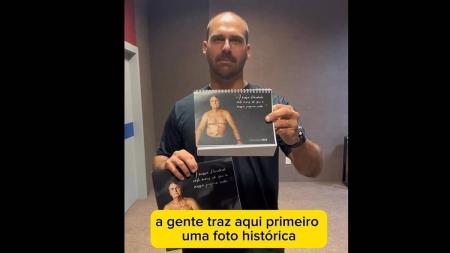 Eduardo Bolsonaro divulga calendário