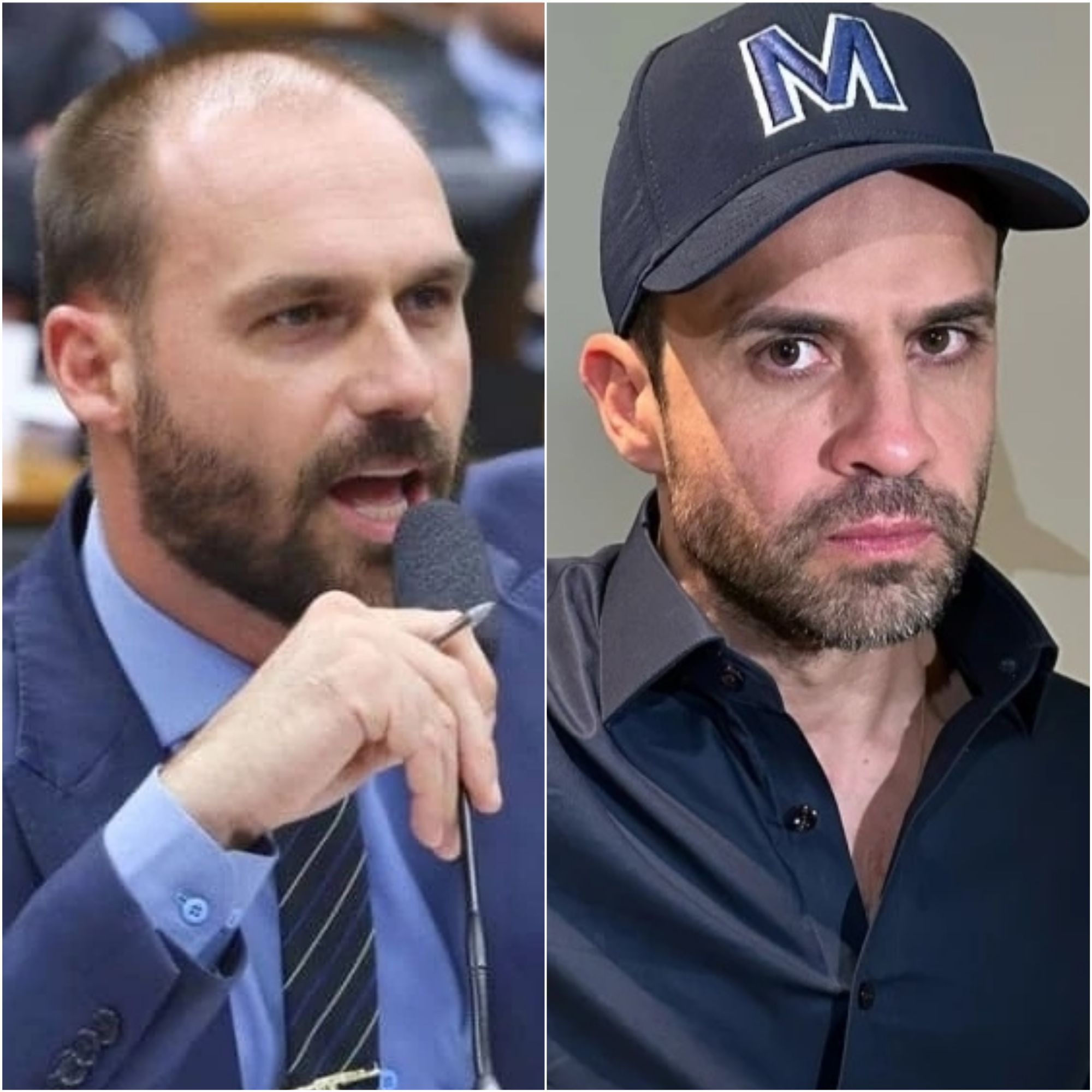 Eduardo Bolsonaro critica Marçal após denúncia de envolvimento com PCC