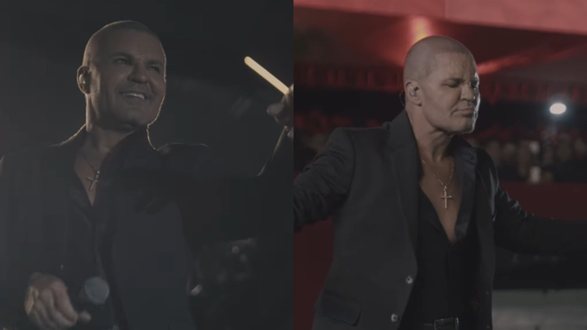 Eduardo Costa explica motivo de aparecer com novo visual em show em Minas Gerais
