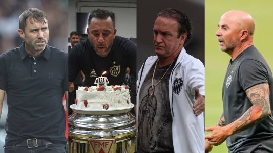 Eduardo Coudet, Antonio Mohamed, Cuca e Jorge Sampaoli