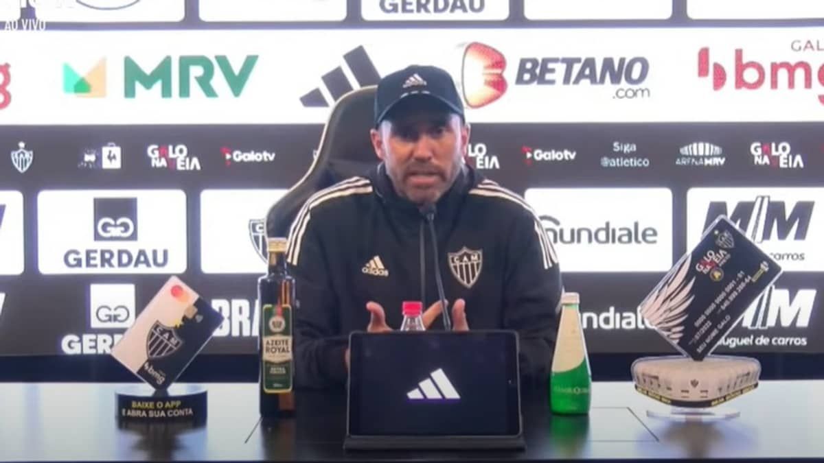 Coudet projeta seu futuro no Atlético: 'O que manda é o resultado'
