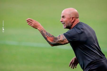 Jorge Sampaoli no comando do Atlético em 2020