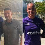 Elano visita Toca da Raposa II, assiste jogo do Cruzeiro e agradece Ronaldo