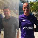 Elano visita Toca da Raposa II, assiste jogo do Cruzeiro e agradece Ronaldo