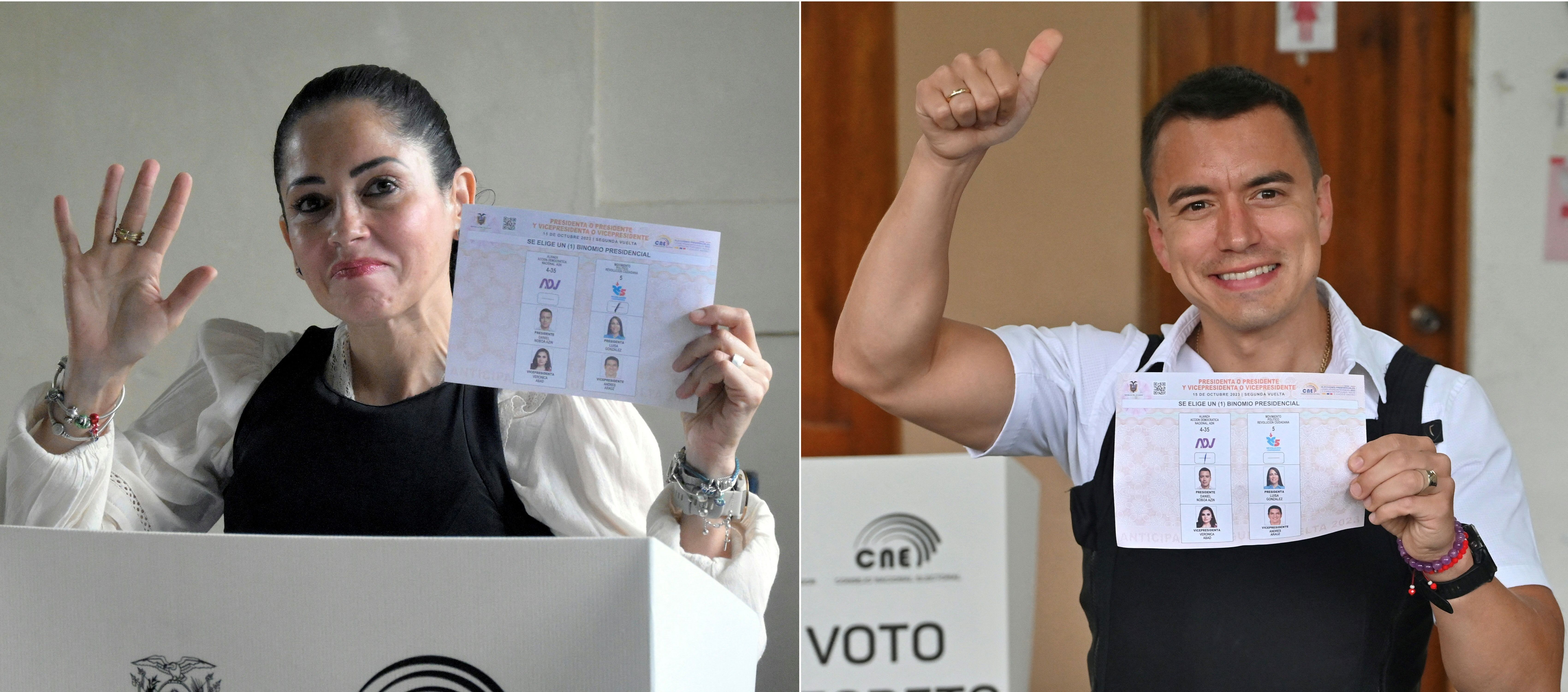 Equador terá 2° turno entre presidente atual e Luisa González, candidata da esquerda