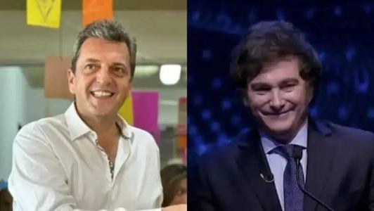 Massa enfrentará no segundo turno, no domingo, o economista ultraliberal Javier Milei