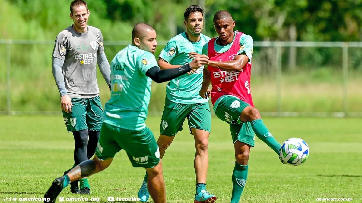 América encerra preparação para enfrentar o Nova Iguaçu na Copa do Brasil