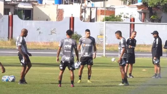 Elenco atleticano fez o primeiro e único treino na Venezuela antes de estreia na Libertadores